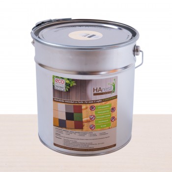 HAresil Color weiß Holzschutzfarbe Holzschutzlasur schützt gegen Holzwurm und Holzschädlinge, Pilzbekämpfung 5,0kg